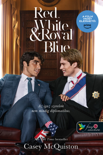 Red, White & Royal Blue - Vörös, fehér és királykék - filmes borítóval