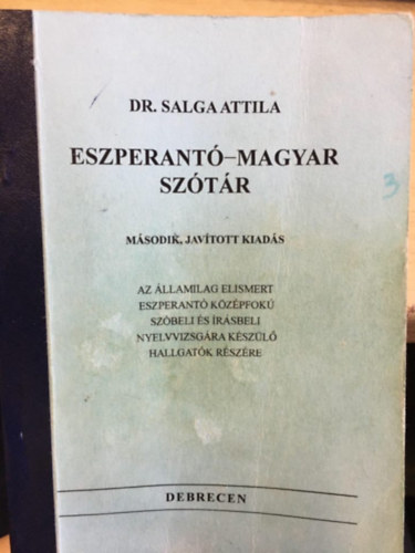 Eszperantó-magyar szótár