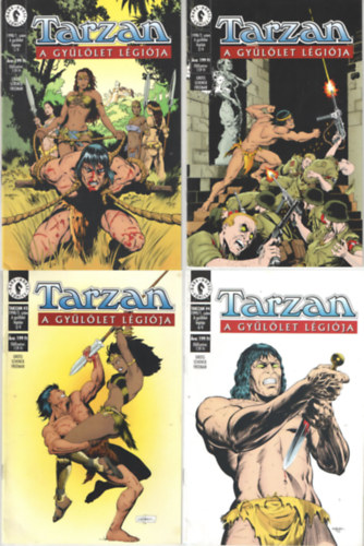 TARZAN: A gyűlölet légója I-IV. Teljes képregény-sorozat
