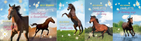 Charlotte sorozat 1-5. (Nyár az álmok szigetén; Vészhelyzet a lovardában; Váratlan vendég; Első szerelem, első verseny; A barátság ereje)