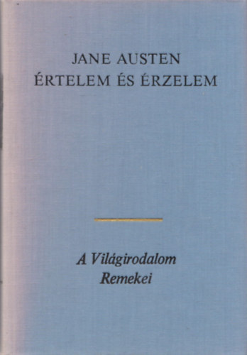 Értelem és érzelem (Sense and Sensibility)- Borbás Mária fordítása