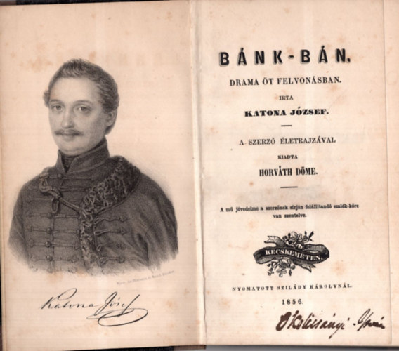 Bánk-Bán dráma öt felvonásban (1856 )