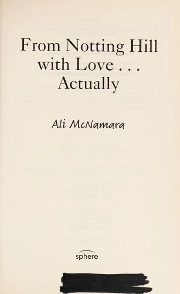 From Notting Hill with Love... Actually (Actually, #1)