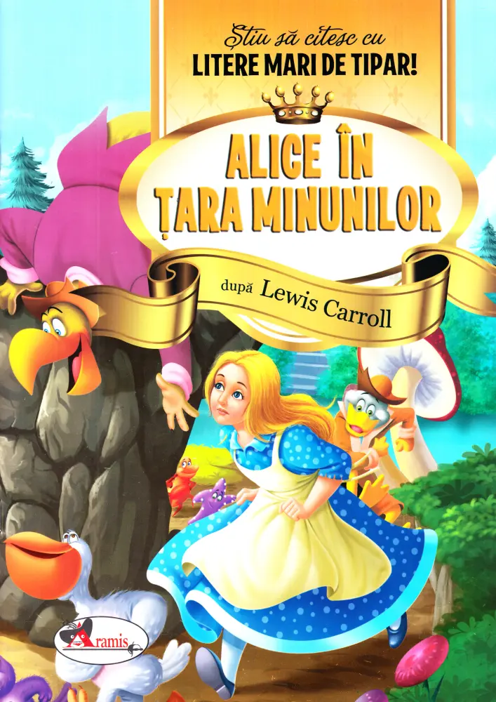 Alice in Țara Minunilor - Știu să citesc cu litere mari de tipar