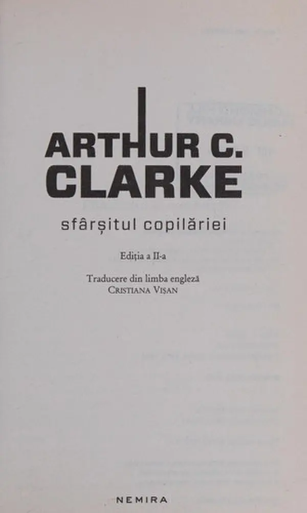 Sfârşitul copilăriei